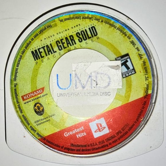 Metal Gear Solid: Peace Walker For PSP